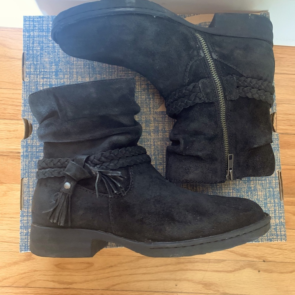 Born leather booties